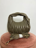 Borsa con manico in ecopelle