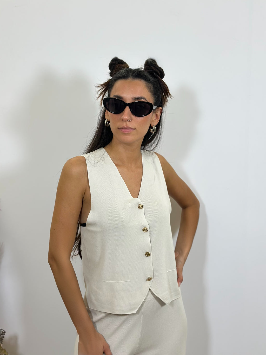 Coordinato con gilet Celine
