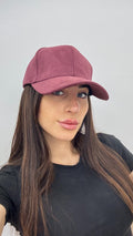 Cappelli con visiera scamosciati VERONICA