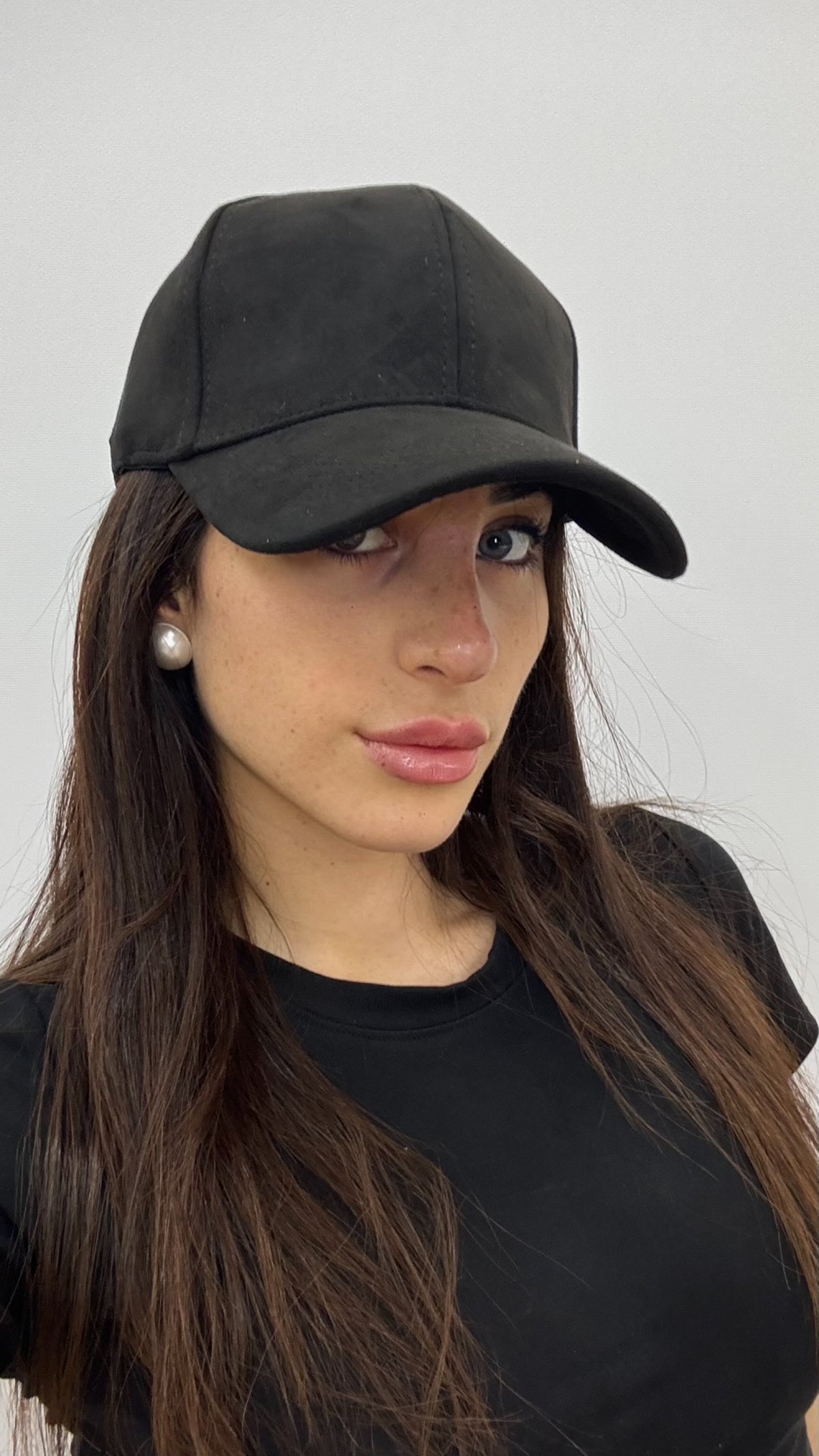 Cappelli con visiera scamosciati VERONICA