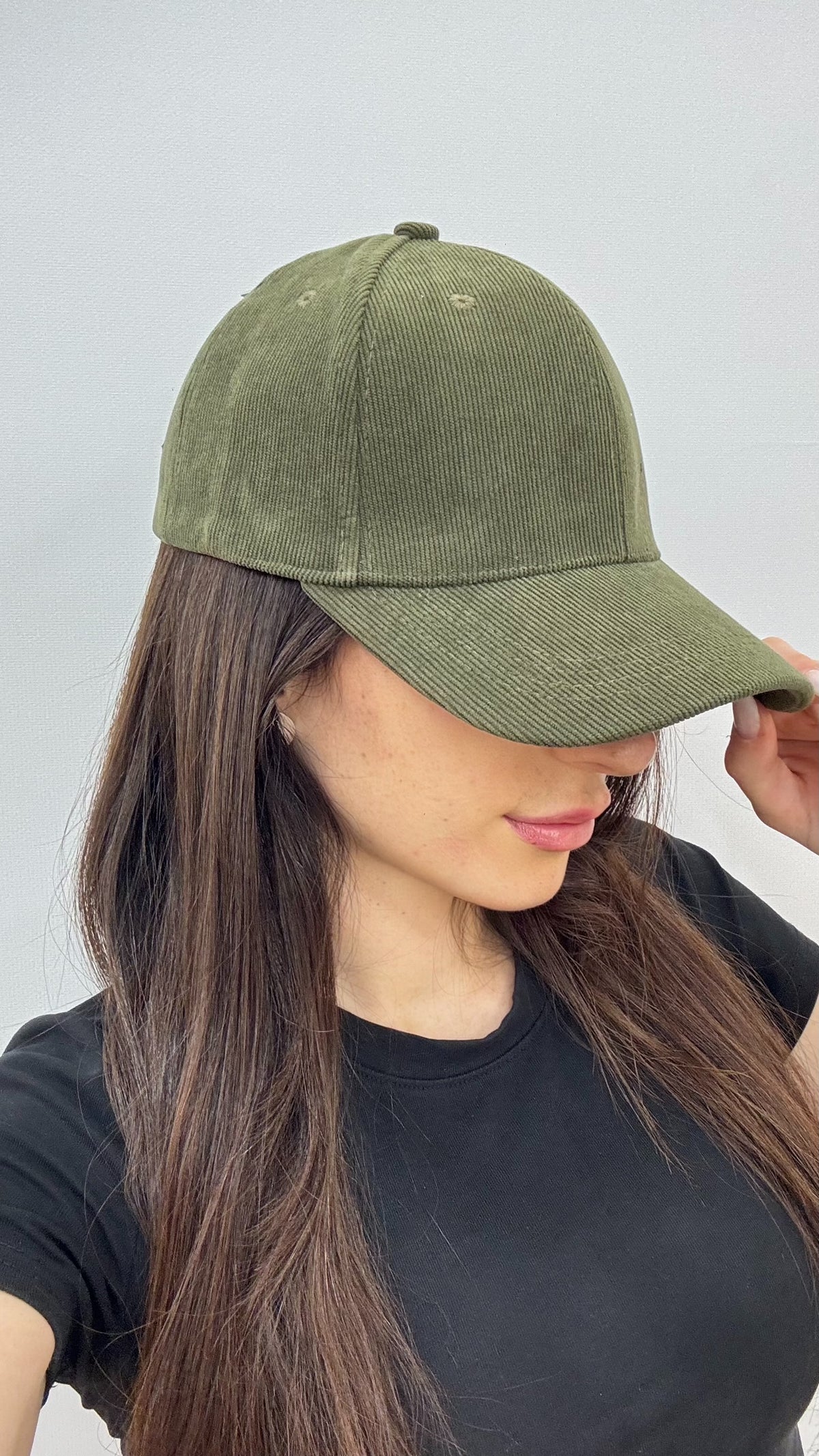 Cappelli a costine scamosciati Bea