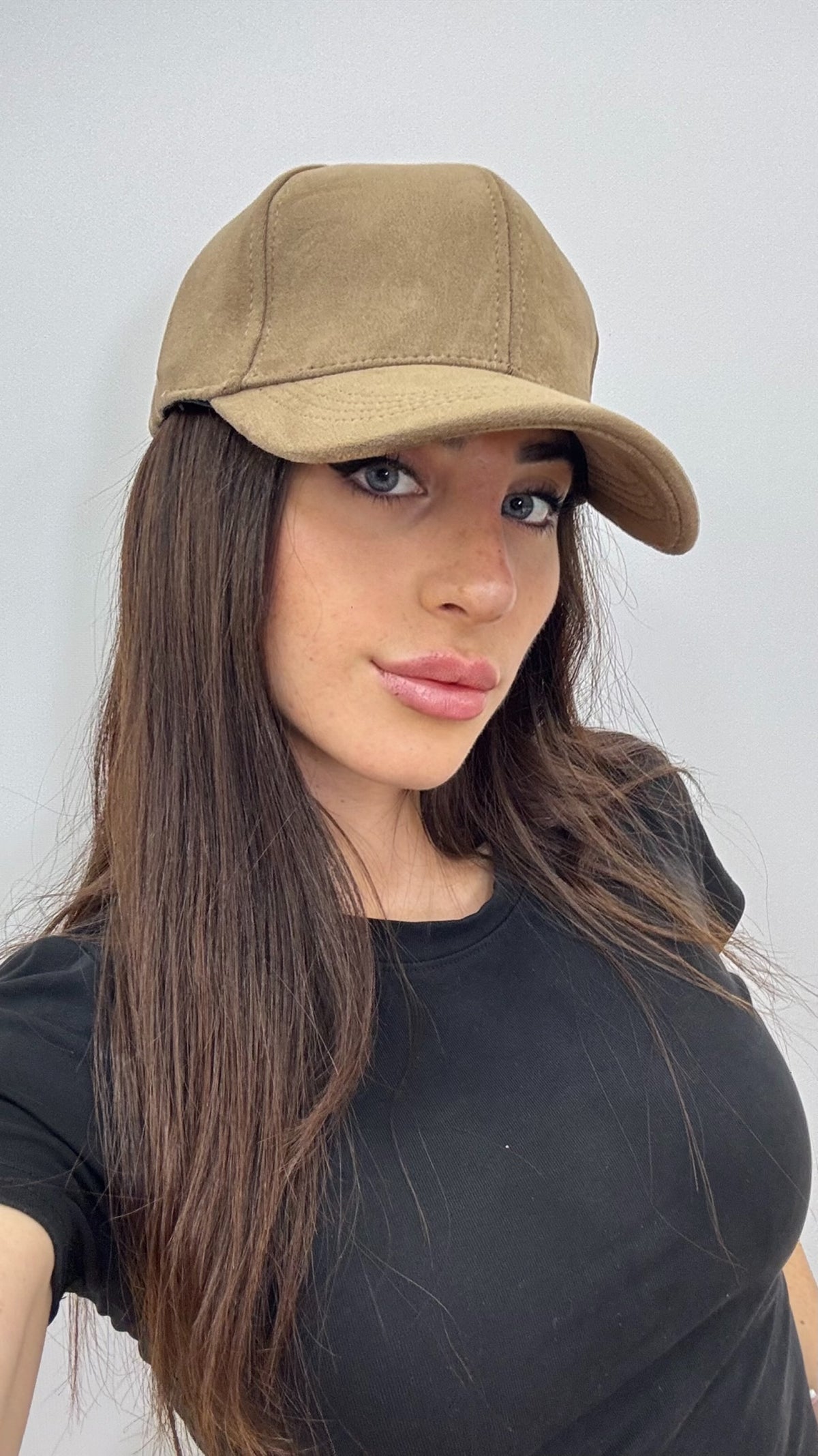 Cappelli con visiera scamosciati VERONICA