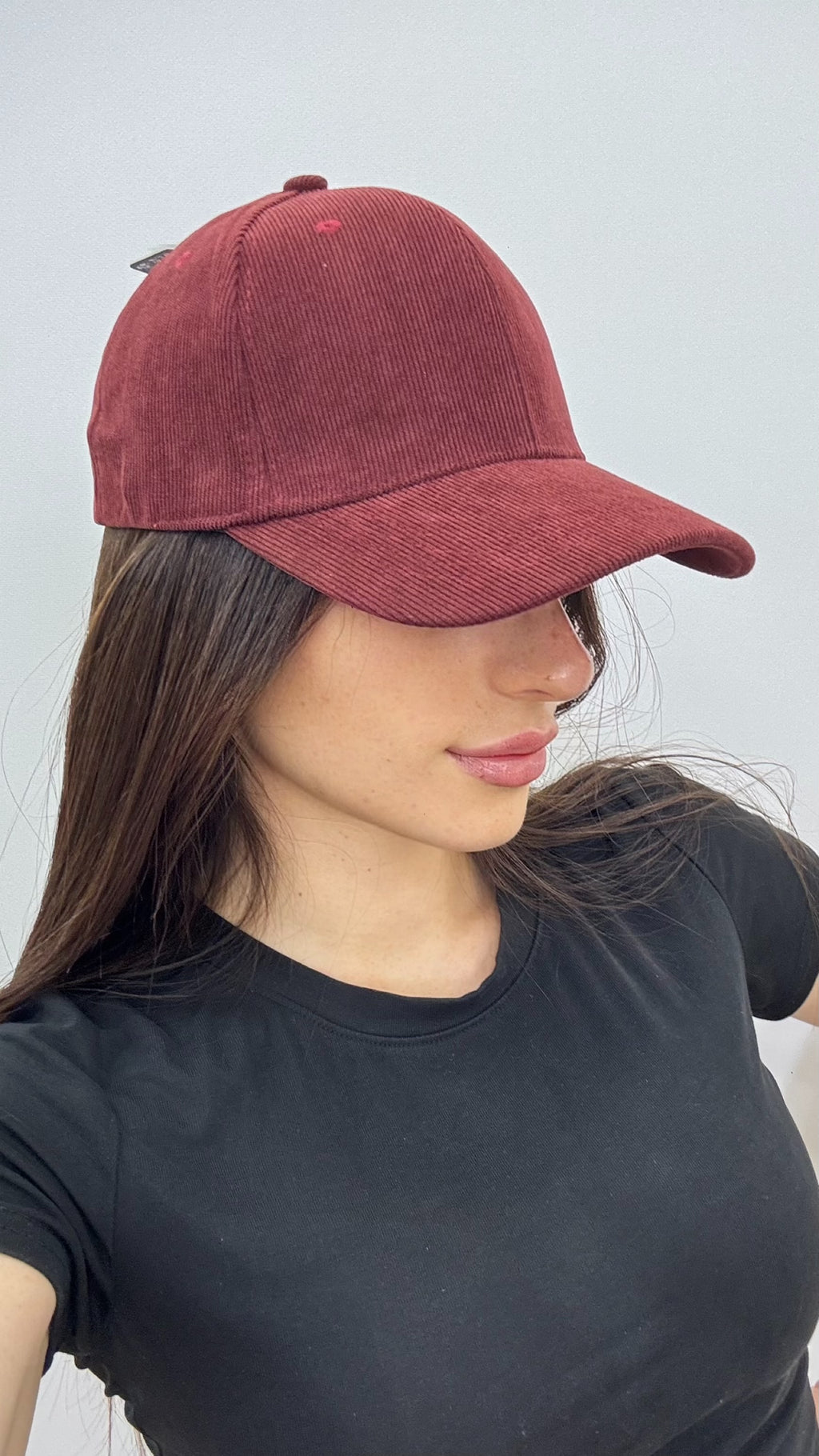 Cappelli a costine scamosciati Bea