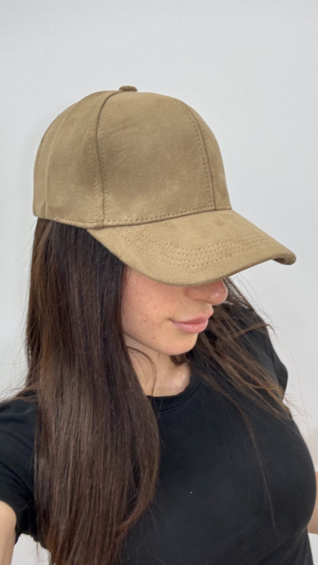 Cappelli con visiera scamosciati VERONICA